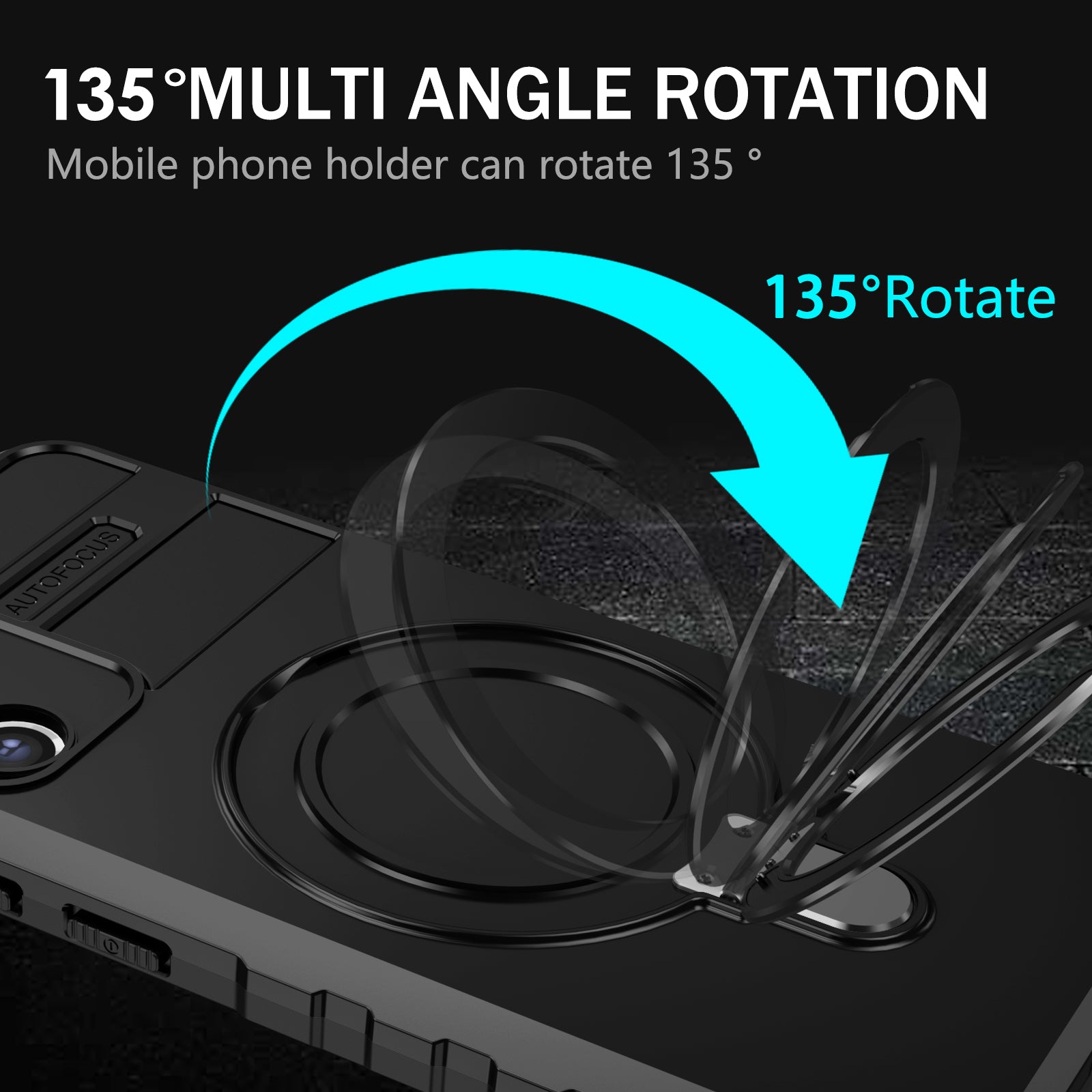 For Samsung Galaxy S21 FE 5G Magnetic PC+TPU Phone Case Finger Grip Kickstand Cover For Samsung Galaxy S21 FE 5G Magnetic PC+TPU Phone Case Finger Grip Kickstand Cover